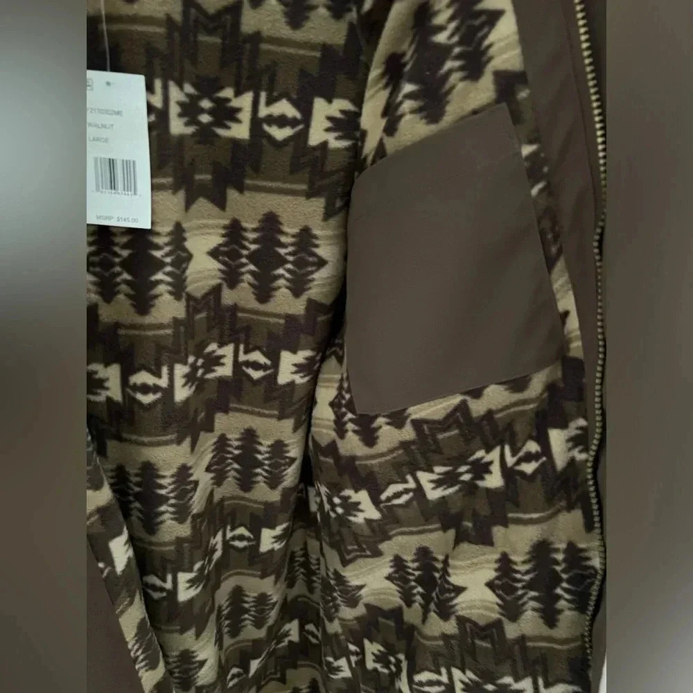 Weatherproof Vintage Brown Jacket with Pockets Size Large Men - Picture 7 of 10